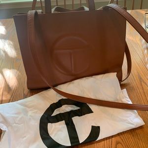 Telfar Medium Shopping Bag in Tan